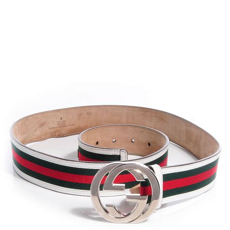 gucci belt black and white|white Gucci belt women's.